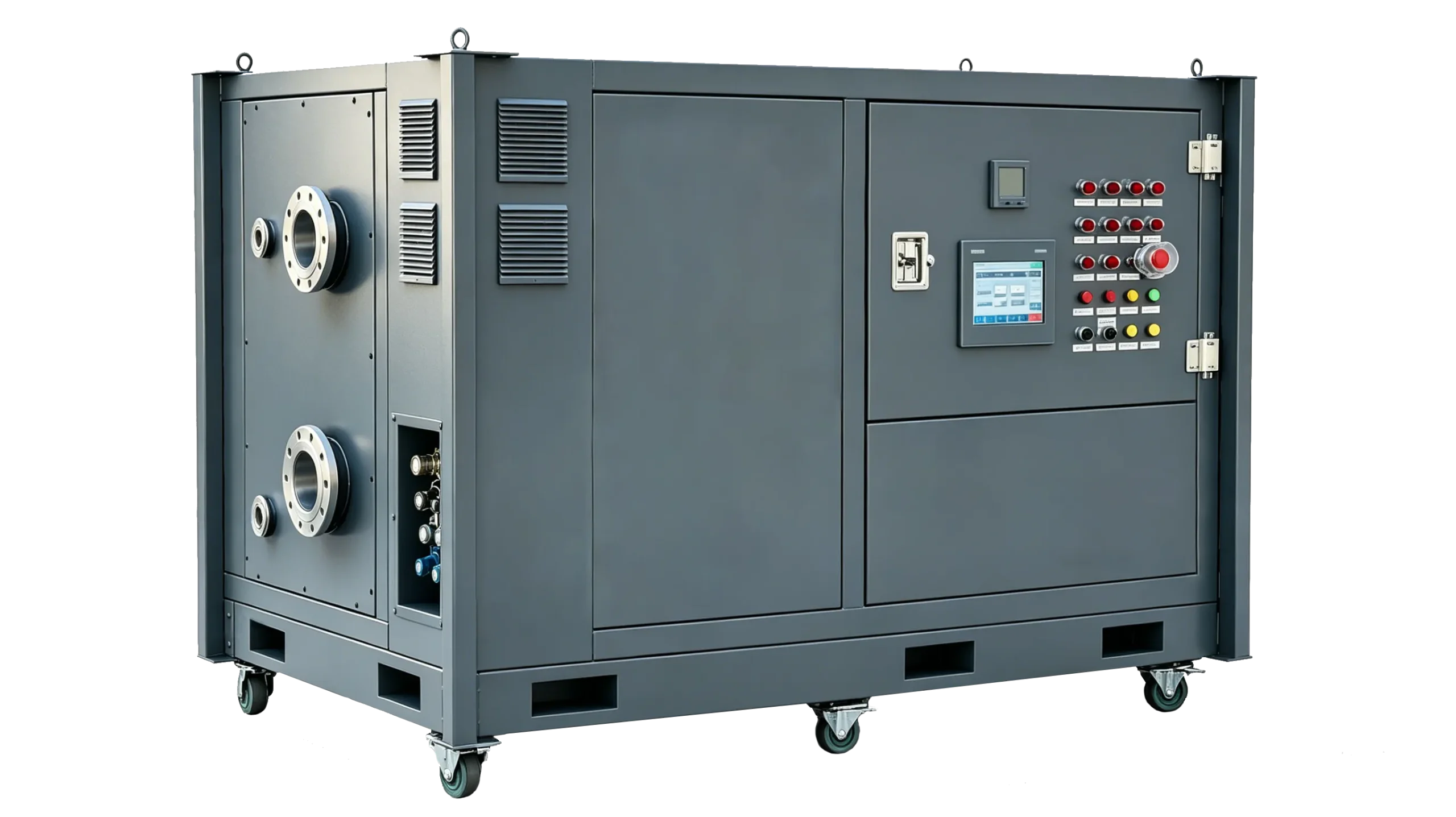 500 kW liquid cooled load bank OEM front view for data centre