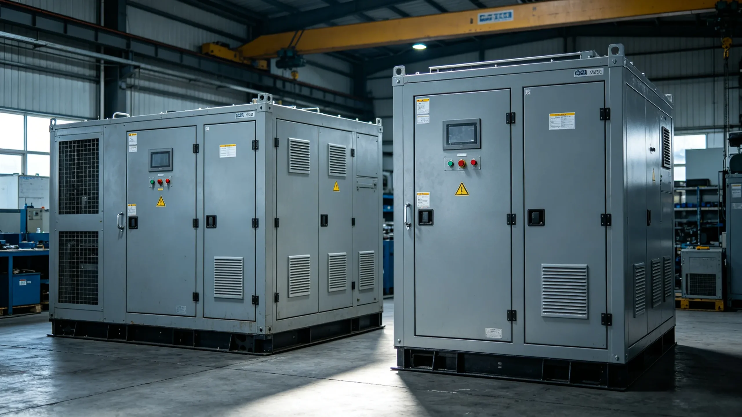 Factory acceptance testing for containerized load banks at Batterlution facility