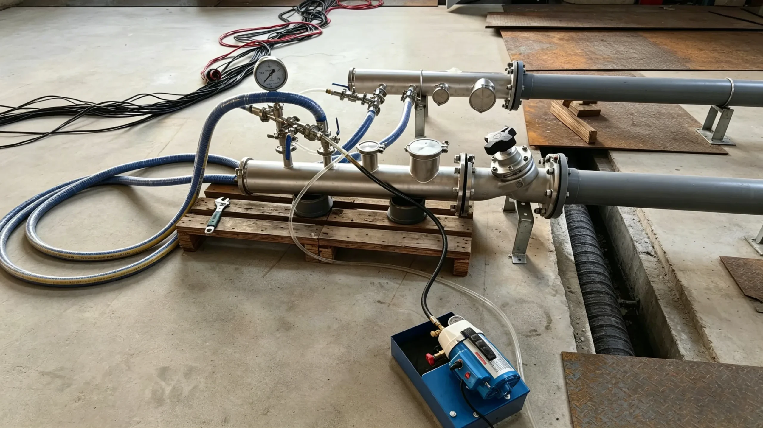 On-site load bank pressure and flow testing by Batterlution engineers
